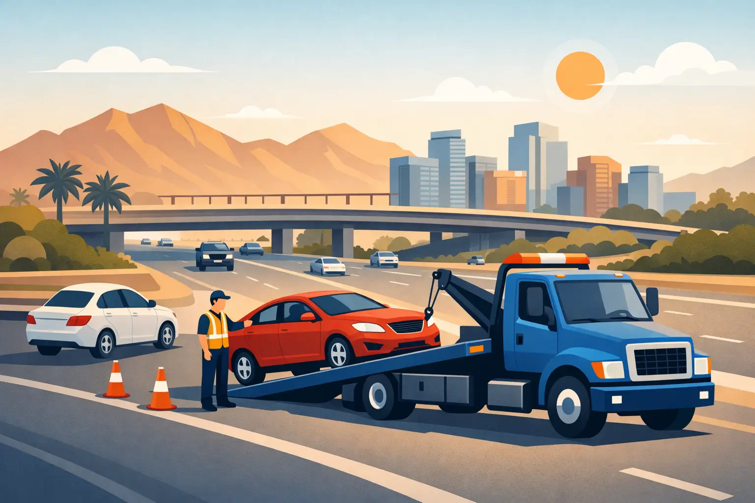Freeway Towing Phoenix: What to Do First Freeway Towing Phoenix: What to Do First