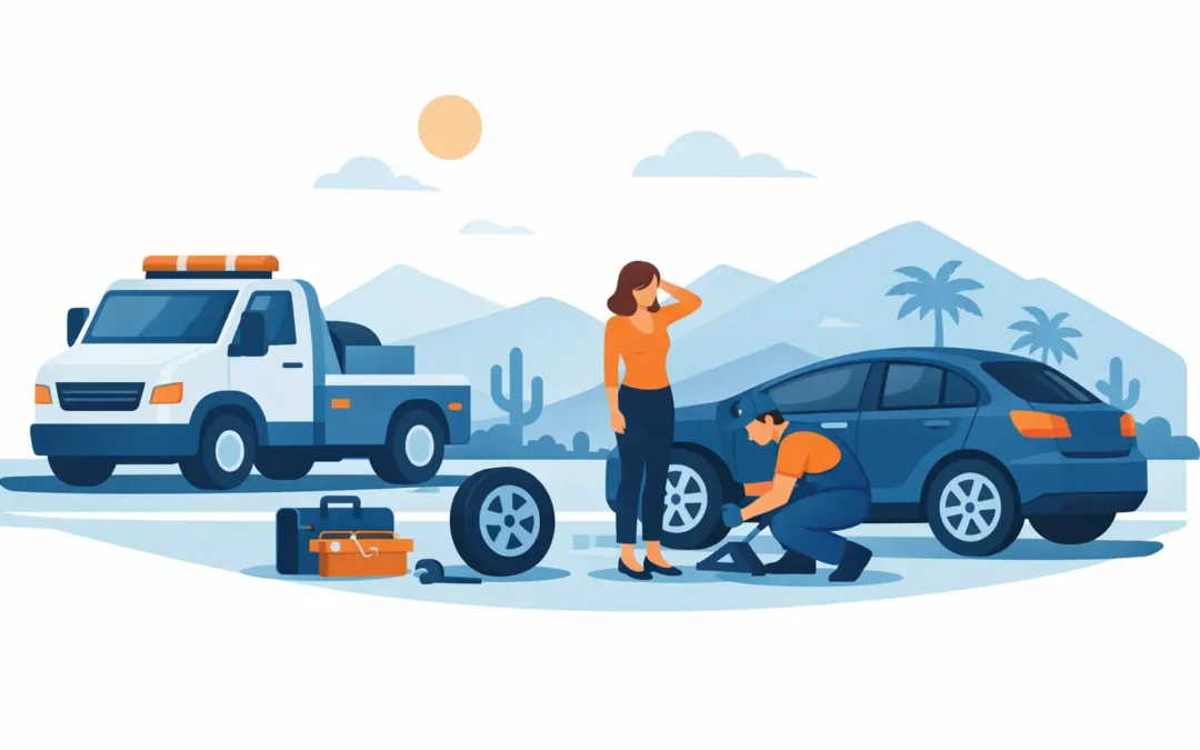 Need a Flat Tire Change Service in Surprise?