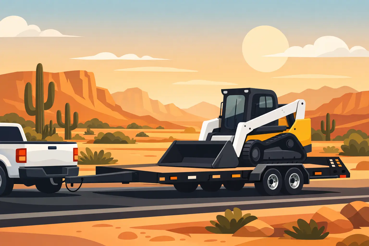 Safe Skid Steer Transport in Arizona for Contractors Safe Skid Steer Transport in Arizona for Contractors