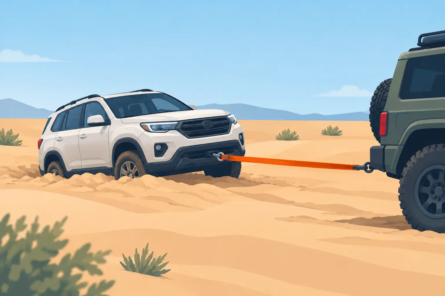 How to Recover a Vehicle From Sandy Terrain How to Recover a Vehicle From Sandy Terrain
