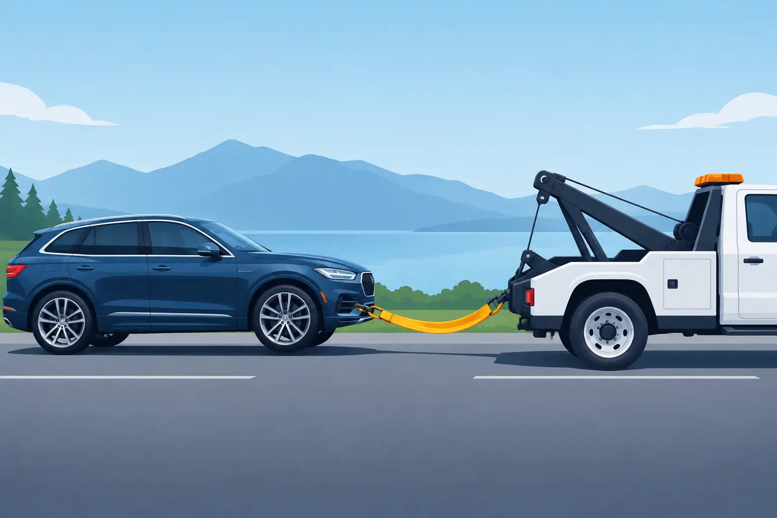 Soft Strap Towing Protects Valuable Vehicles Soft Strap Towing Protects Valuable Vehicles